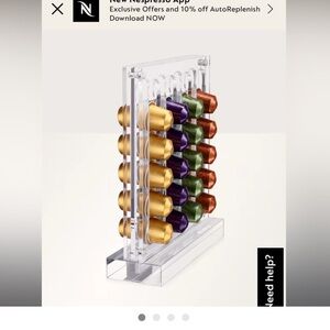 Nespresso Espresso Acrylic Holder